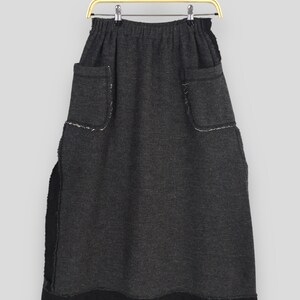 80’s tricot COMME des GARCONS Size 24-30x33.5 Vintage 80s Tricot Comme Des Garcons Homme Gray