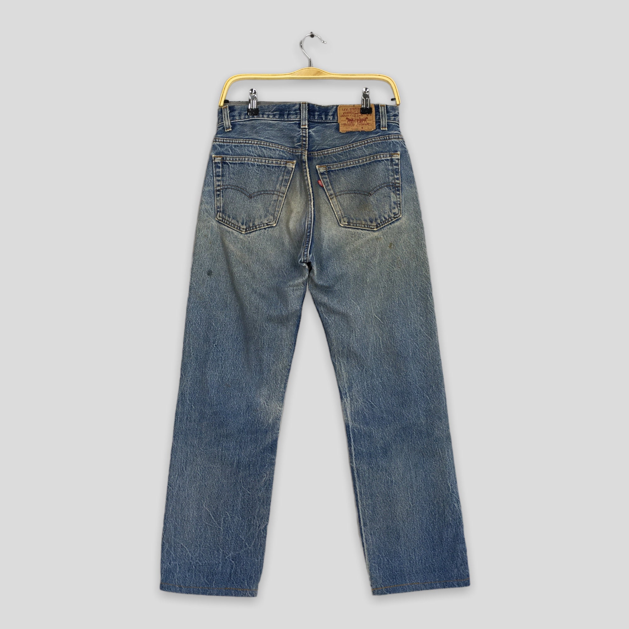 Size 29x27 Vintage Levi's 501XX Blue Stone Washed Jeans