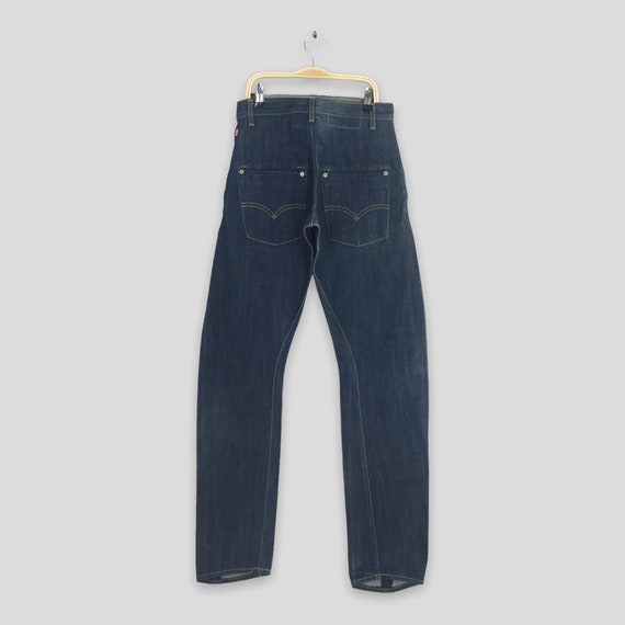 Size 27x32.5 Vintage Levis Engineered Jeans Dark … - image 7