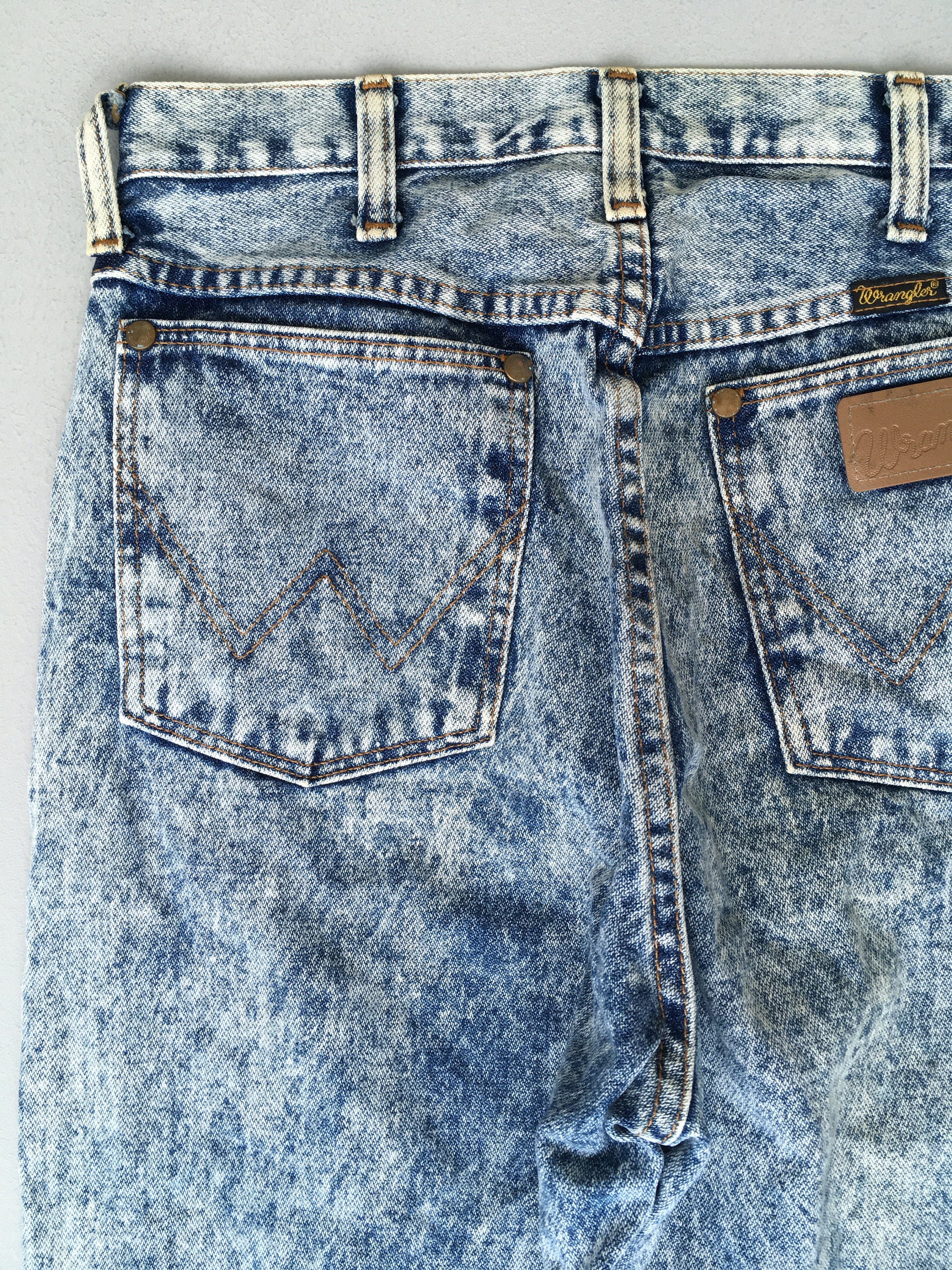 Size  Vintage 90s Wrangler Acid Wash Jeans Stone Washed - Etsy  Denmark