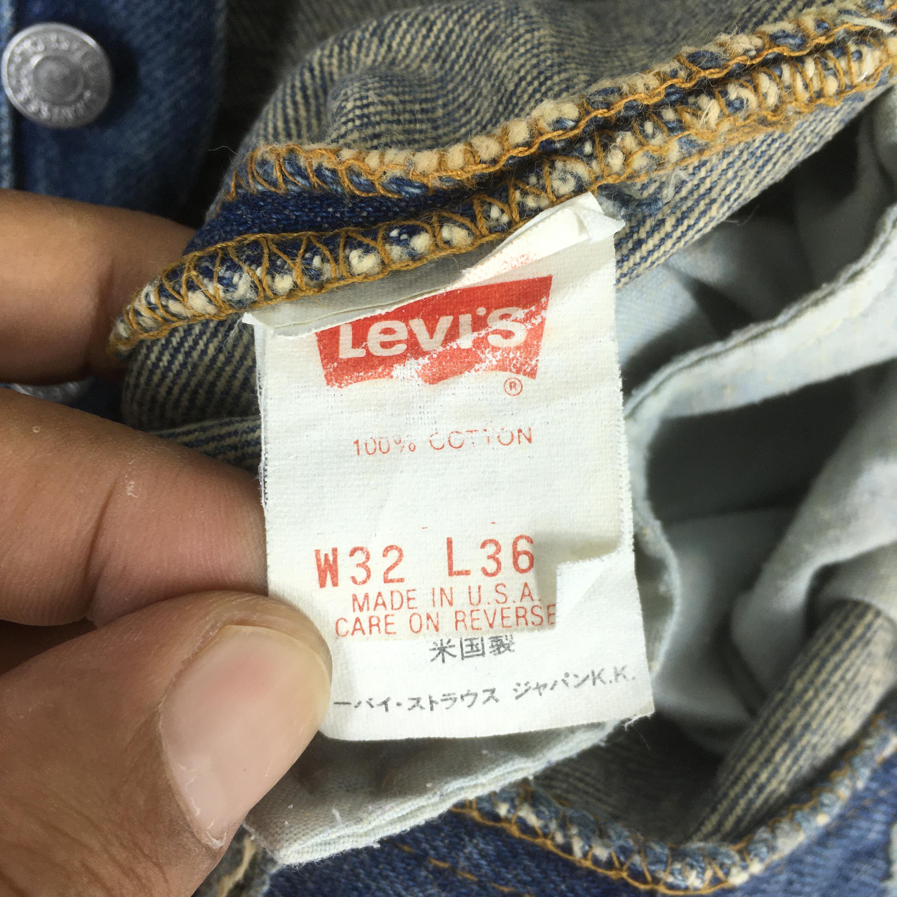 Size 28x29.5 Vintage 90s Levi's 501 Light Washed Blue Jeans Levi's