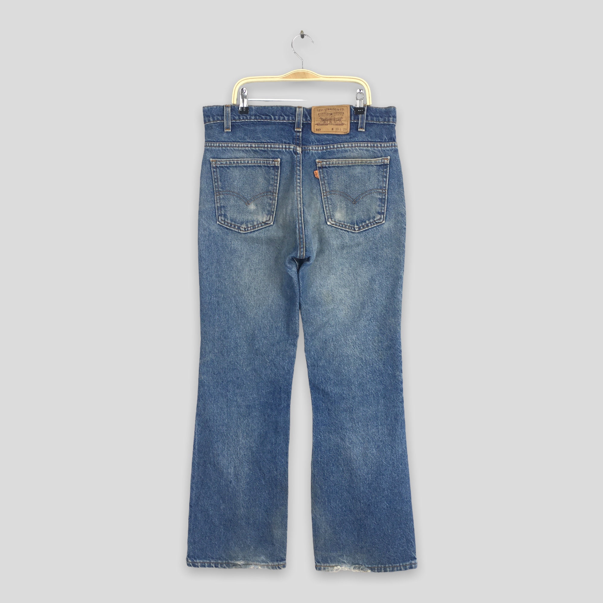 517　w32 USA 90s Vintage NOS Made in the USA Boot Cut Levis 517 W32 L34