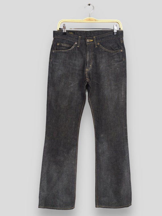 Size 30x31.5 Vintage Lee Riders Black Faded Flared Jeans 90s Lee Japan Zipper Bootcut Denim Jeans Lee Sanforized Jeans Lee Wide Leg Pant W30 Etsy Canada