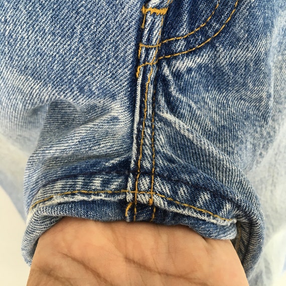 Size 30x31 Vintage 90s Levi's 501 Faded Blue Jean… - image 6