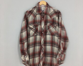 Vintage 80s Miller Western Flannel 