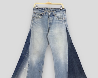 Size 29x31 Vintage Levi's 504Z Big E Selvedge LVC Jeans Stonewash