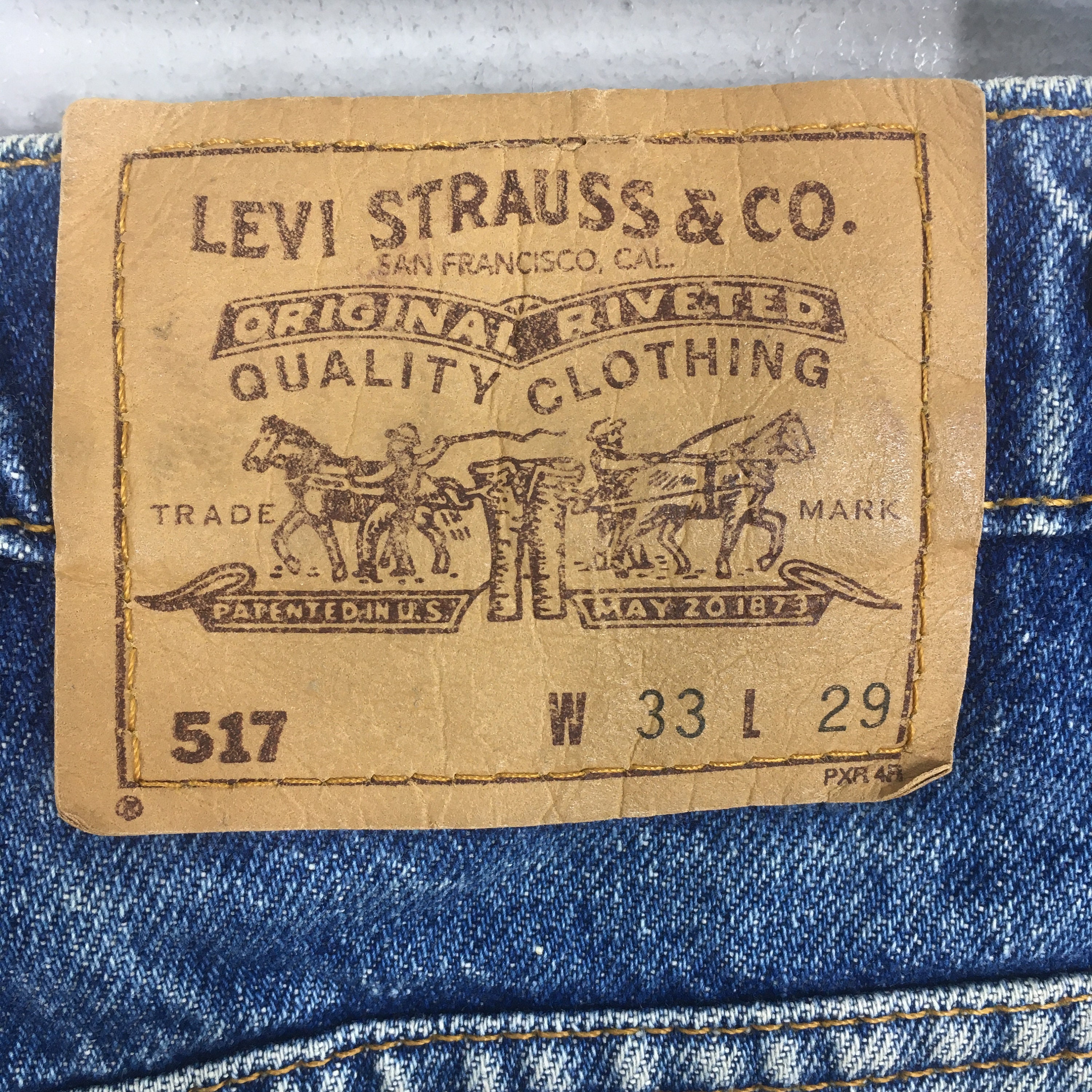 517　w32 USA 90s Vintage NOS Made in the USA Boot Cut Levis 517 W32 L34