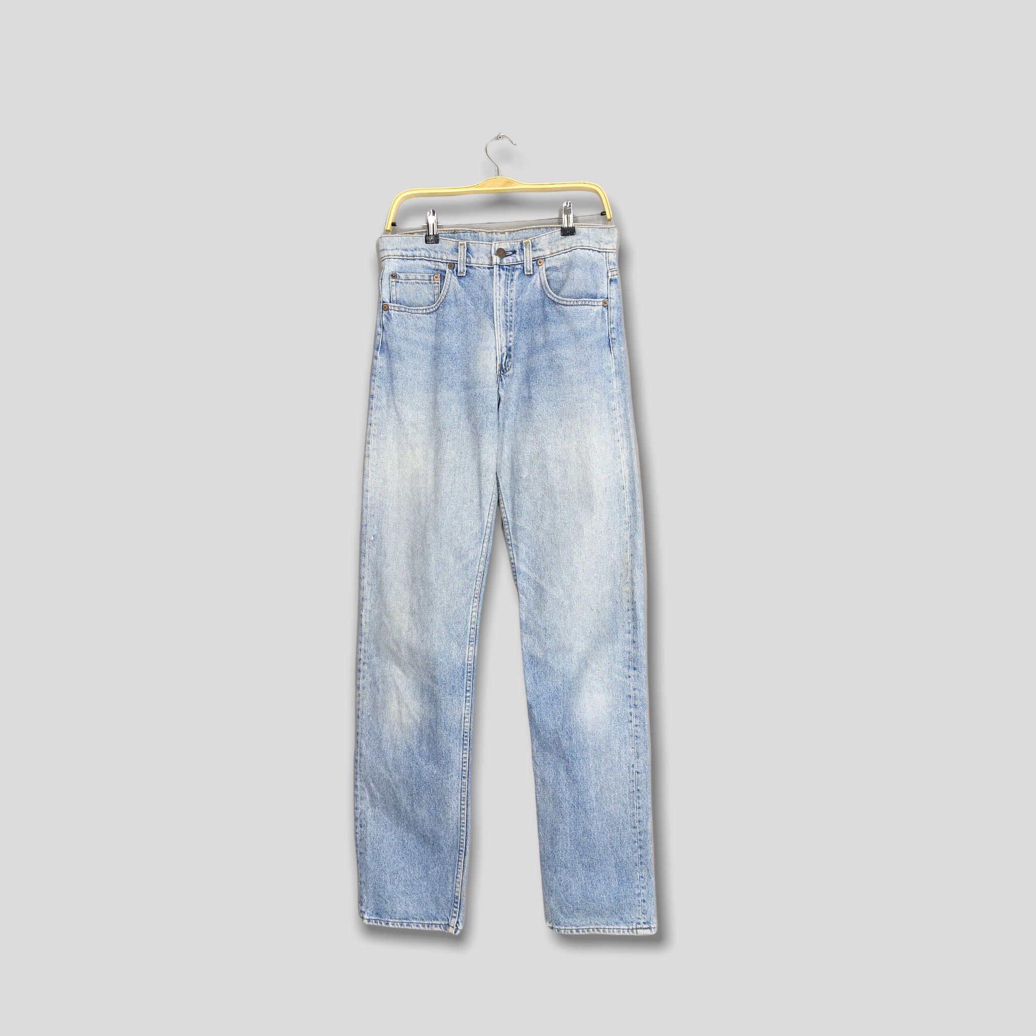Pine skade straf Size 30x35 Vintage Levi's 505 Light Blue Jeans Stonewash - Etsy