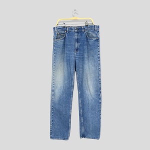 Size 34x31 Vintage 90s Levi&#39;s 695 Stone Washed Denim Levis 1980s Faded Dirty Denim Tapered Leg Jeans Levis Boyfriend Jeans W34