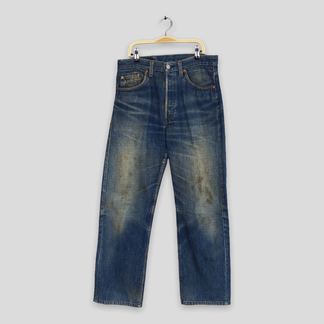Size 30x28 Vintage 1980s Levi's 501 Faded Stone Washed Jeans