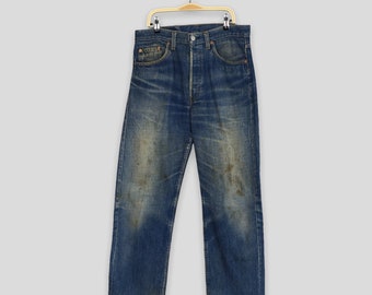 Vintage Levi's 552 Jeans, Stone Washed Denim (34x37) - Etsy