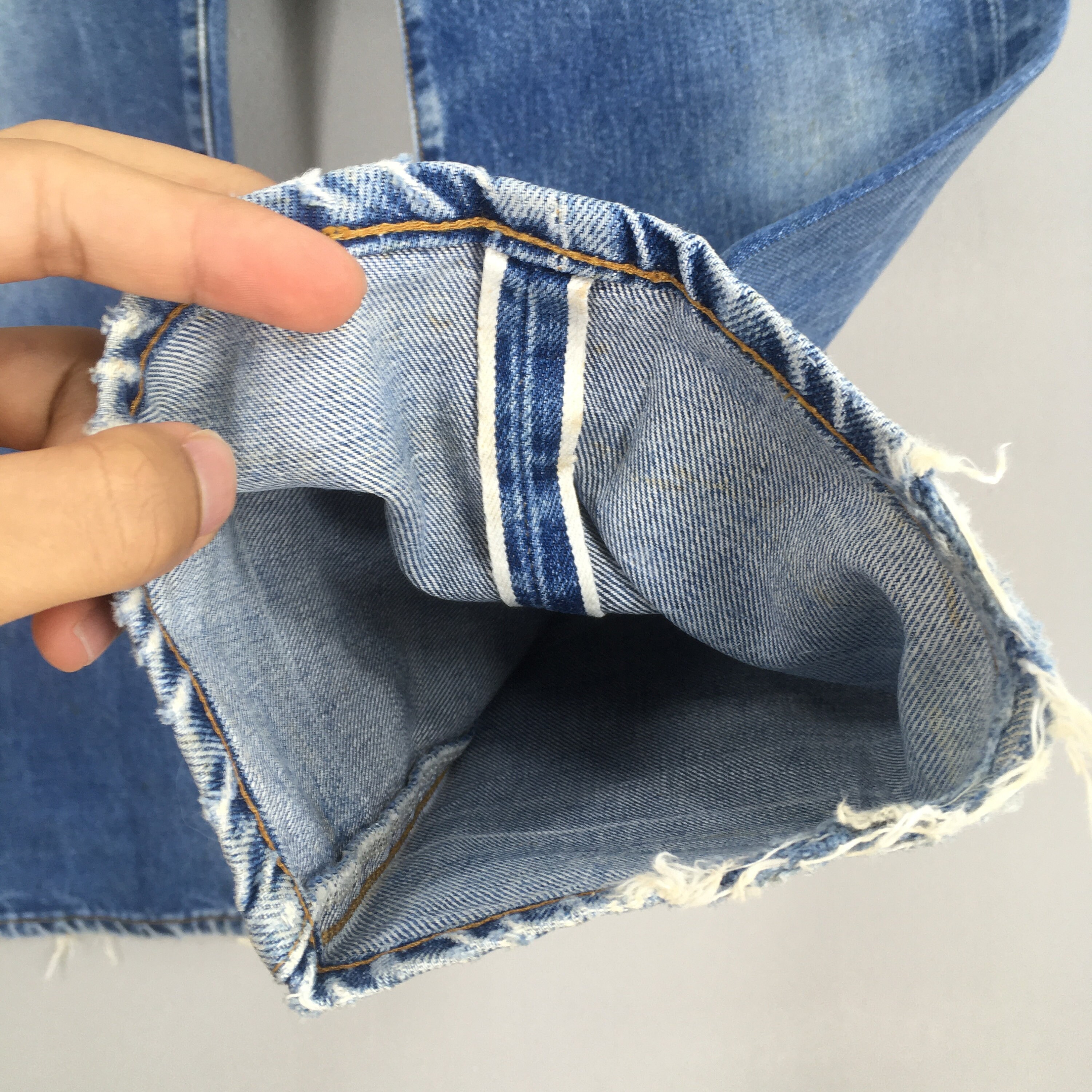 Size 28x32 Vintage 90s Levi's 501 Selvedge Jeans Levi's Faded