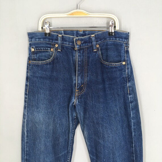 Size 28x33 Vintage Levi's 505 Faded Blue Stonewas… - image 2