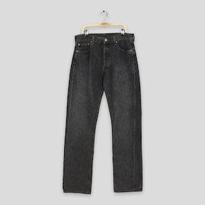 Size 29x32 Vintage Levi&#39;s 501 Ash Gray Jeans High Waisted Jeans 90s Levi&#39;s Stonewash Denim Levi&#39;s Distressed Jeans Levi&#39;s 501 Usa Jeans W29