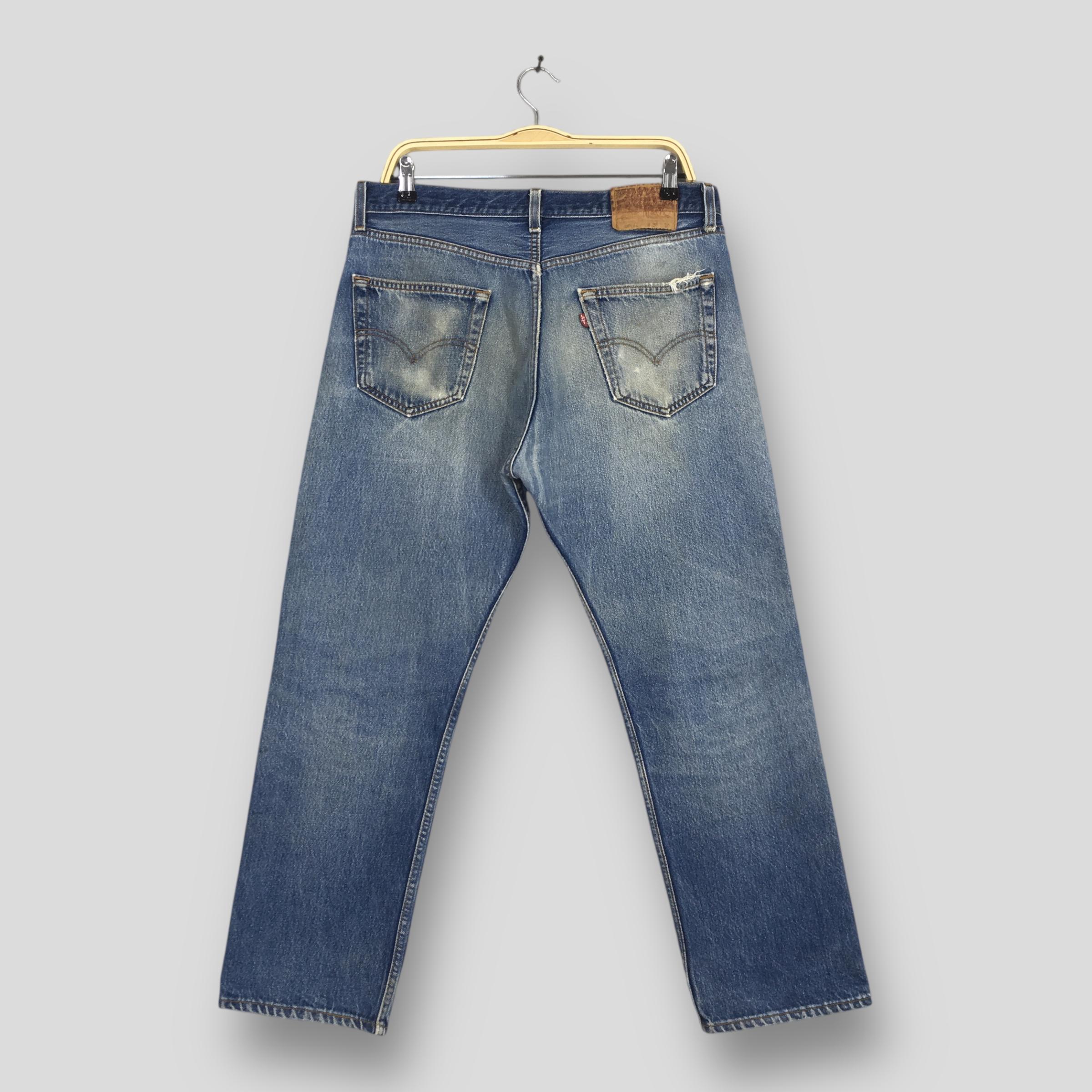 Size 33x27 Vintage 90s Levi's 501 Straight Cut Blue Denim Levi's