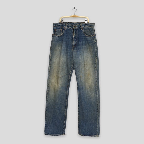 Size 32x33.5 Vintage Levi's 509 Faded Dirty Jeans Stonewash Denim