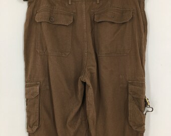 パンツ Polo Jeans Brown Military Cargo Pants Vintage Polo Jeans Co Cargo Pants Mens 36x30 Brown Military