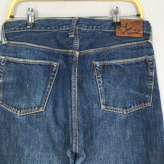 Size 31x33.5 Vintage 45rpm Japan Faded Blue Jeans… - image 9