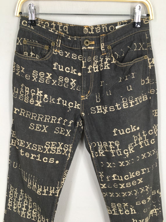 Size 26x28.5 Hysteric Glamour Japan Sex Fxxk Overprinted Size 26x28.5 Hysteric Glamour Japan Sex Fxxk Overprinted