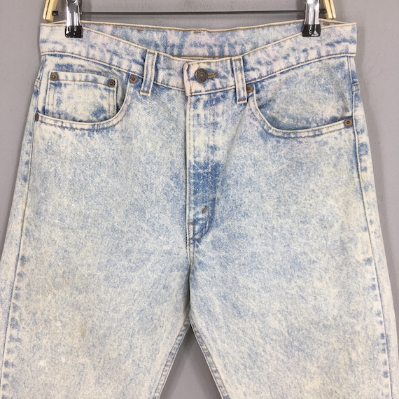 Size 30x30 Vintage Levi's 505 Acid Wash Zipper Jeans 1990s Levi's