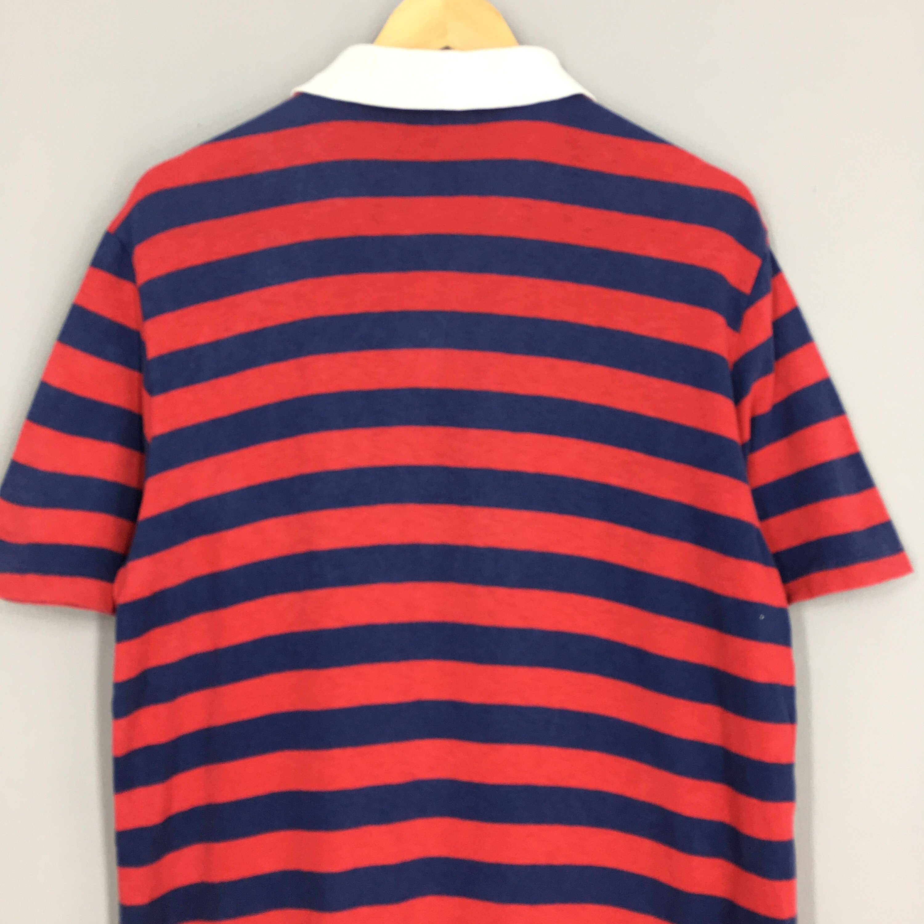 Vintage Polo Ralph Lauren Stripes Red Shirt Medium Ralph | Etsy