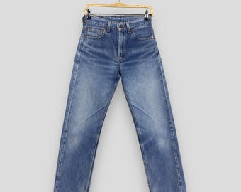 Vintage 1980's/90's Black LEVIS Acid Wash 501's Denim Jeans