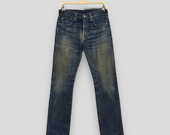 Size 29x31 Vintage 90s Levi's 501 Faded Blue Jeans Light Wash Levi's Straight Cut Jeans Levi's 501 Button Fly Denim Levi's Usa Jeans W29