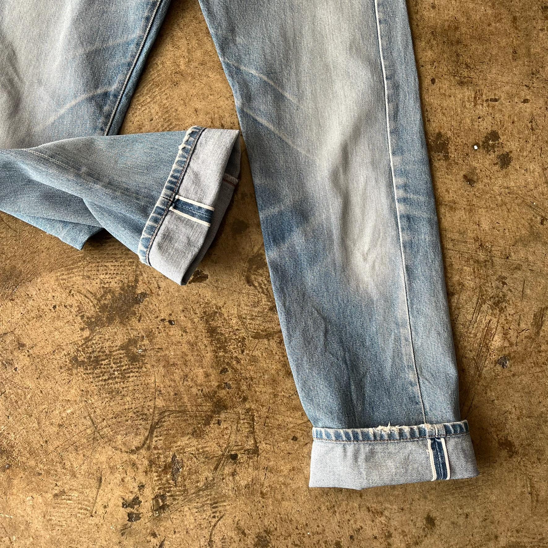 Size 29x29 Vintage 1980s Levi's 501 Usa Redline Jeans Levis Faded