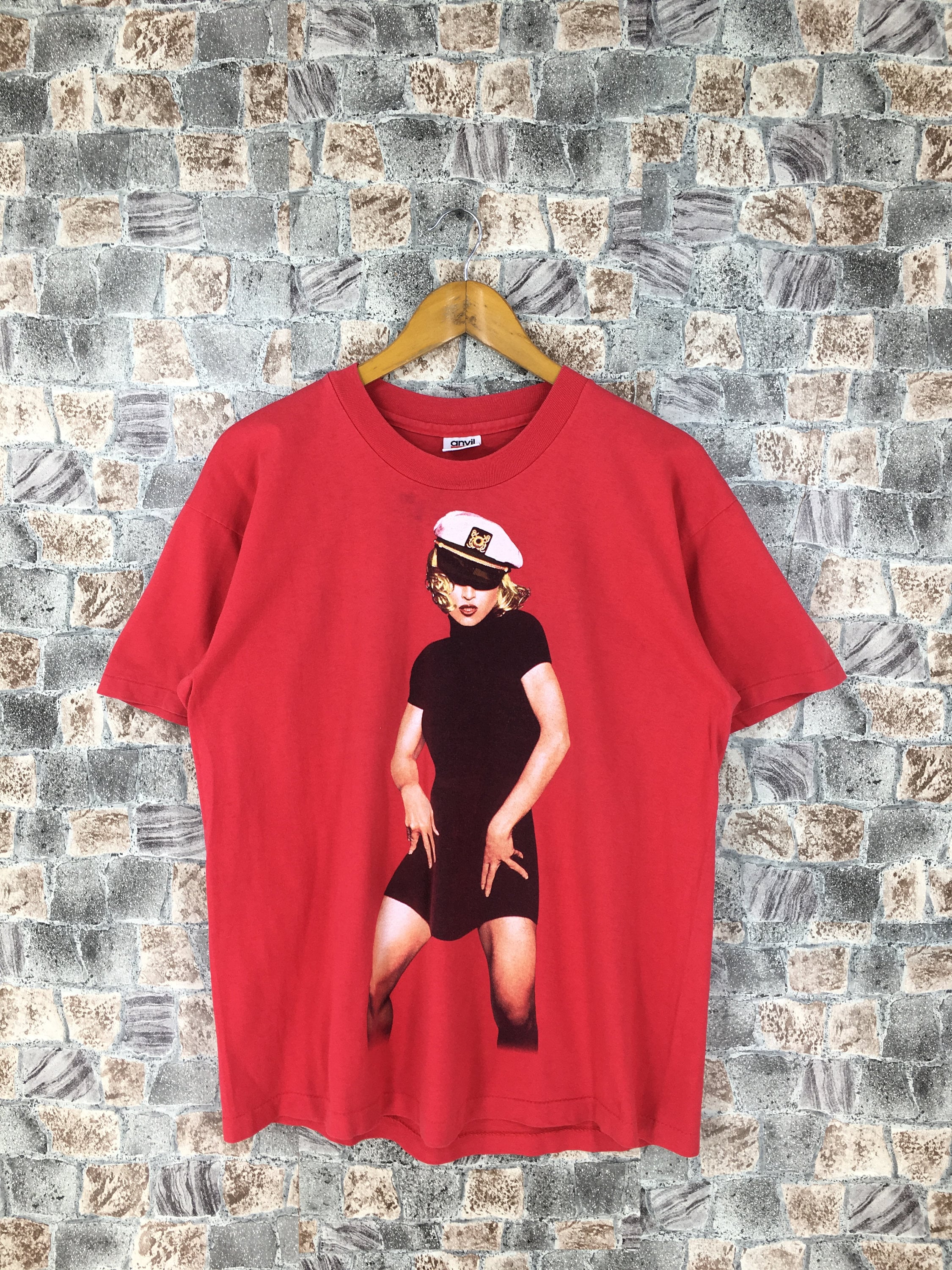 Discover Vintage Madonna 90's The Girlie Show Punk T shirt