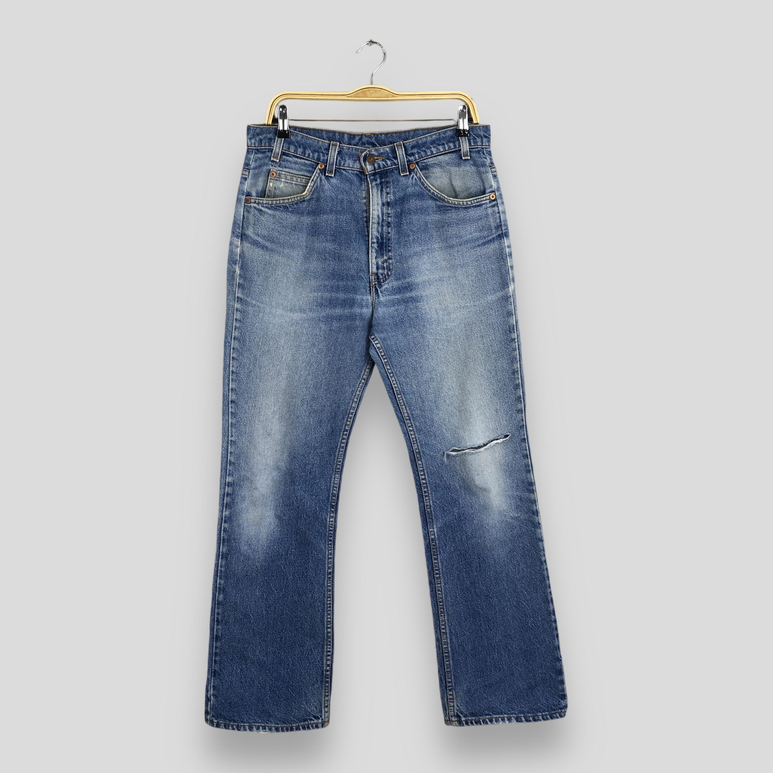 Size 31x28.5 Vintage Levi's 517 Faded Stonewash Flare Bootcut
