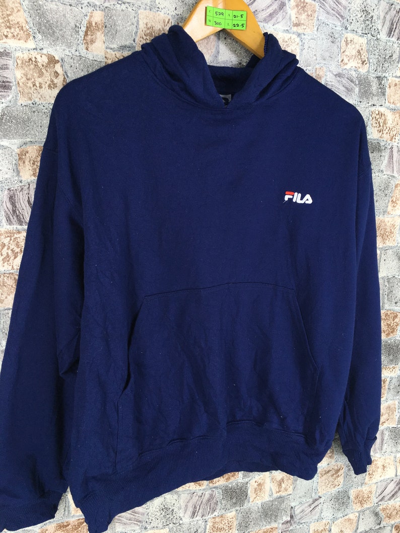 Vintage Fila Italia Hoodie Jumper Sweatshirts Medium Women | Etsy