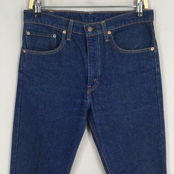 Size 31x30 Vintage Levi's 505 0216 Light Wash Zipper Jeans 1990s