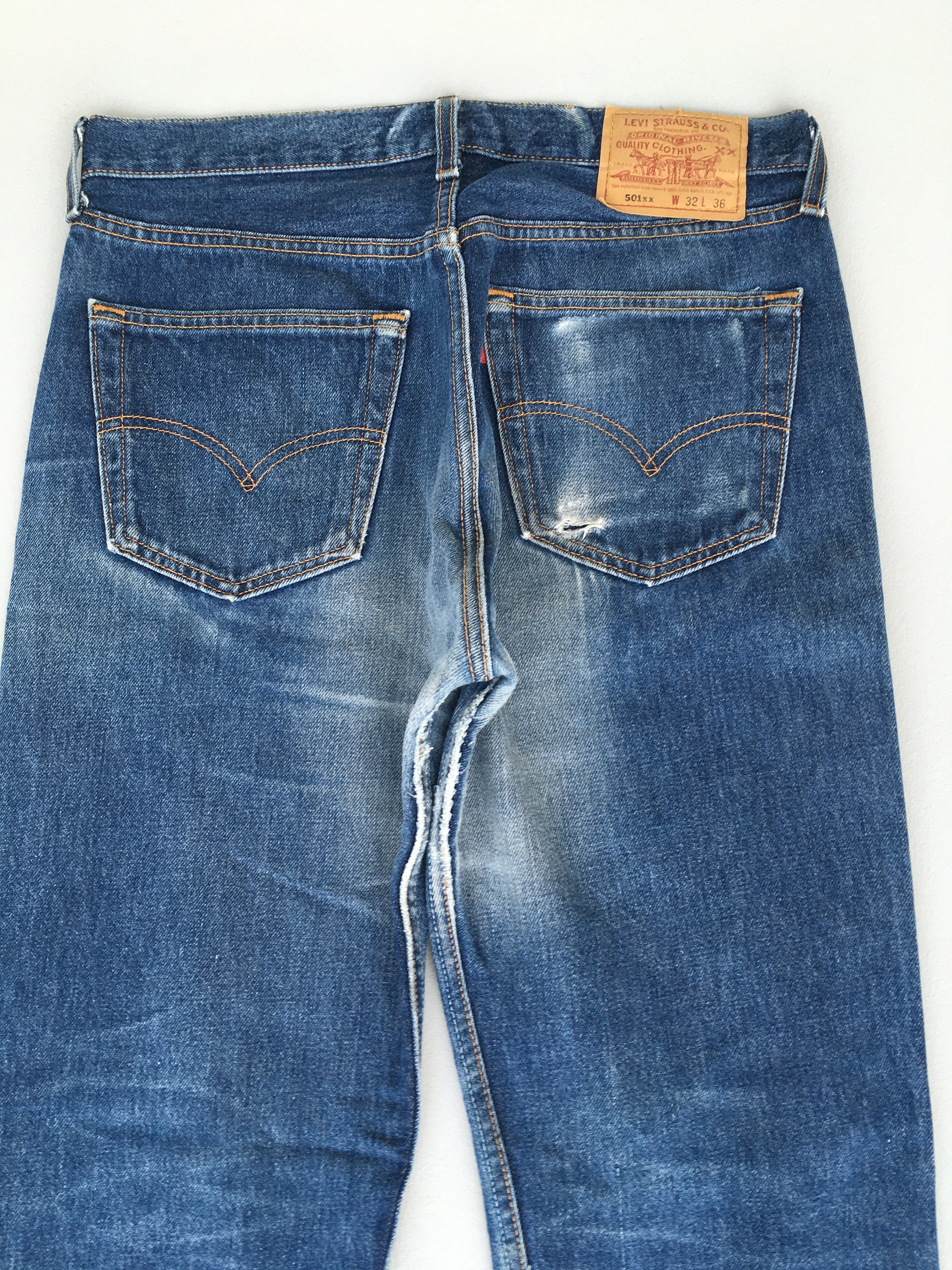 Levis 501 31x30 - Etsy