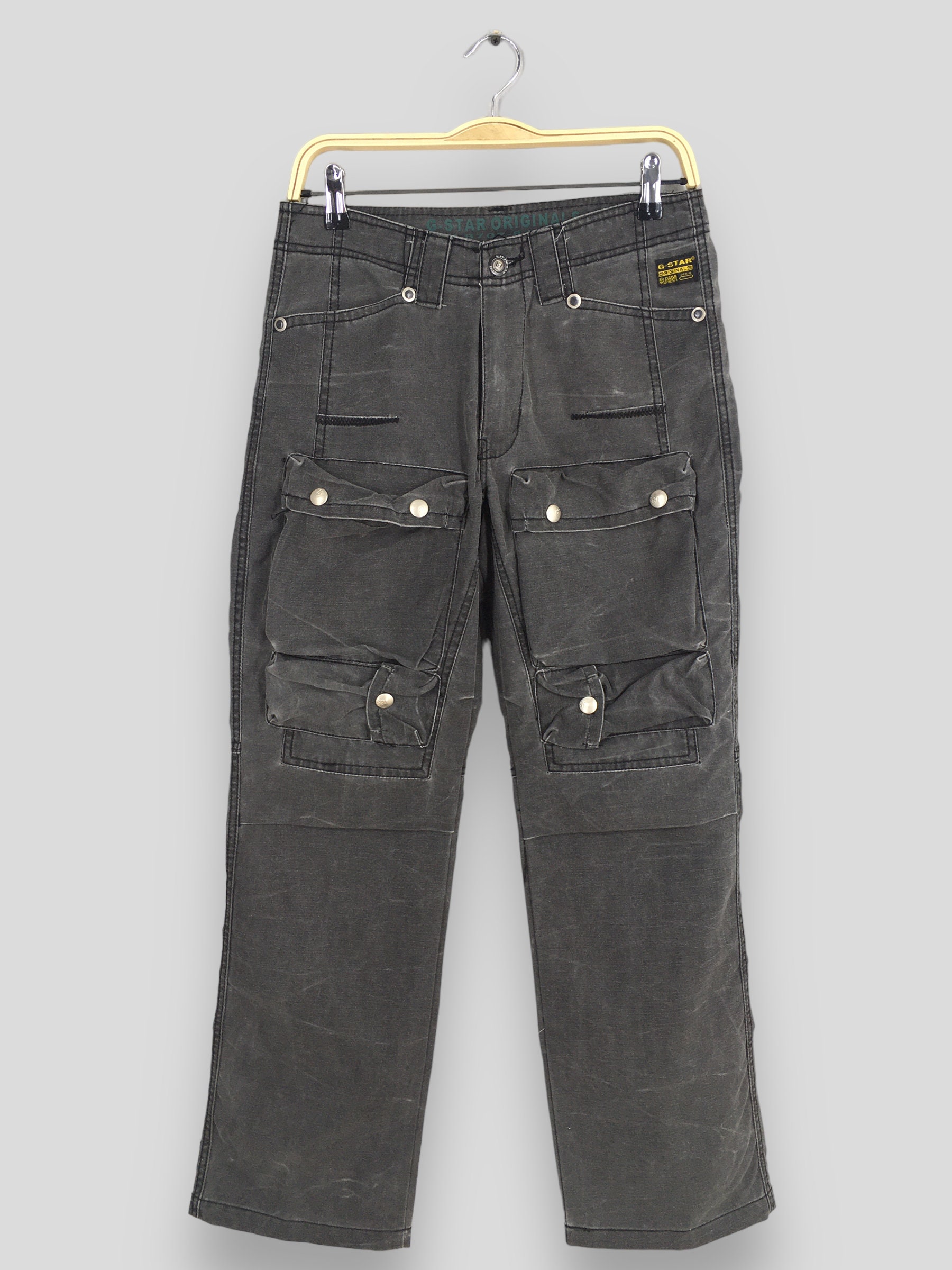 Size 28x28 G Star Original Raw Denim Faded Multi Pocket