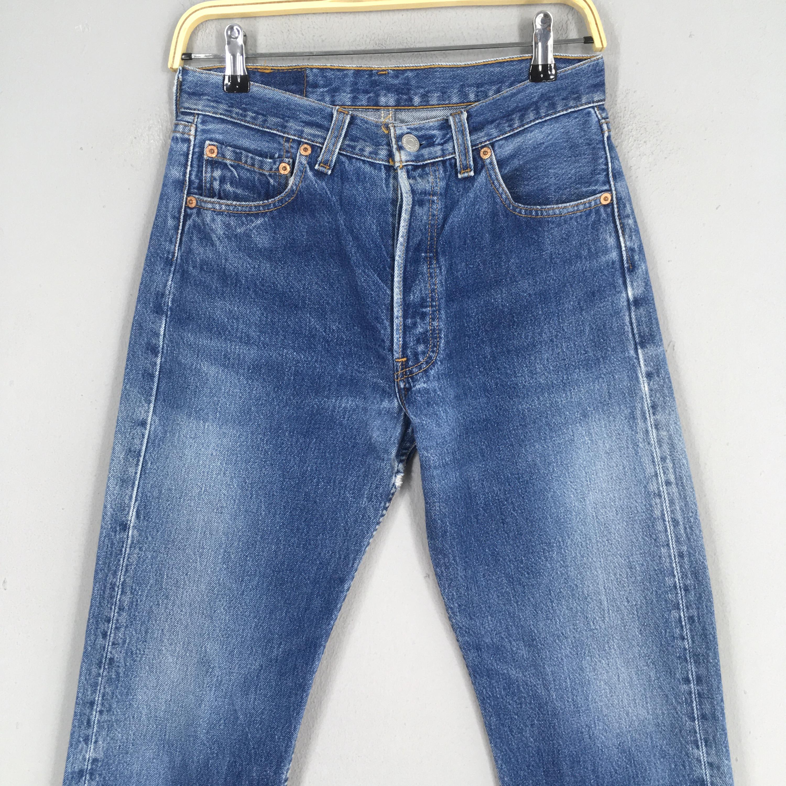 Size 27x29 Vintage 90s Levi's 501 Straight Leg Blue Jeans Levi's