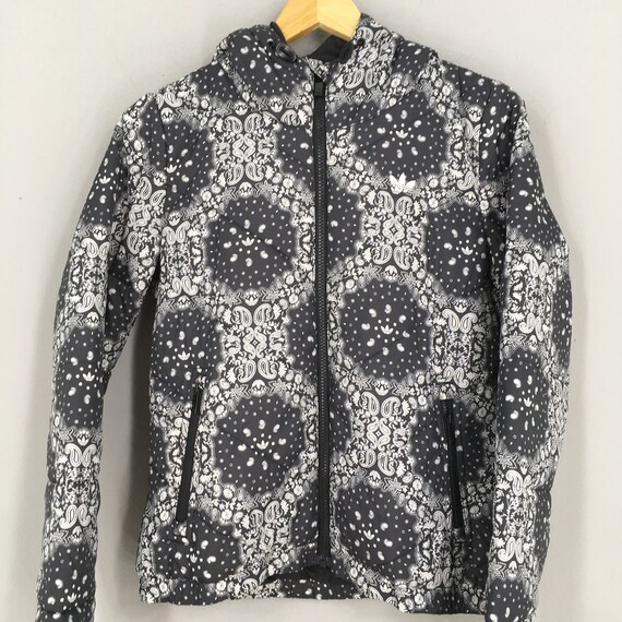 Vintage Adidas Hoodie Paisley Floral 