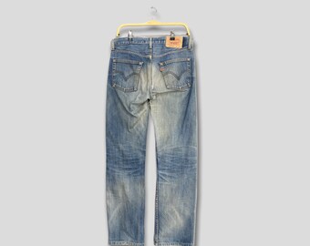 Size 33x30 Vintage Levi's 505 Slim Fit Jeans Indigo Blue Size 33x30 Vintage Levi's 505 Slim Fit Jeans Indigo Blue