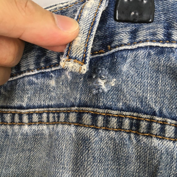 Size 41x31 Vintage Levi's 659 Ripped Distressed Jeans Levis Size 41x31 Vintage Levi's 659 Ripped Distressed Jeans Levis