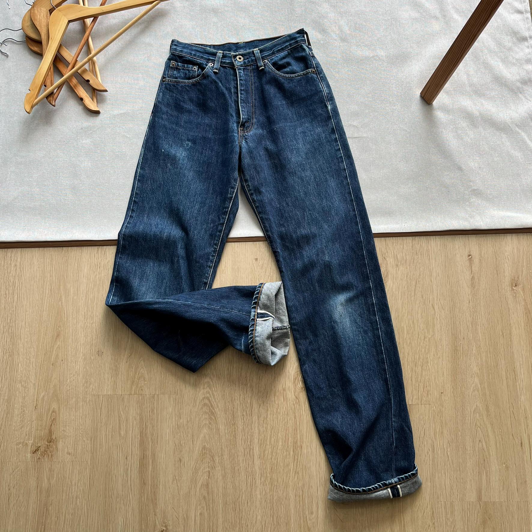00s LEVI’S 504 dark blue baggy jeans W32 Levis 504 Jeans - Etsy