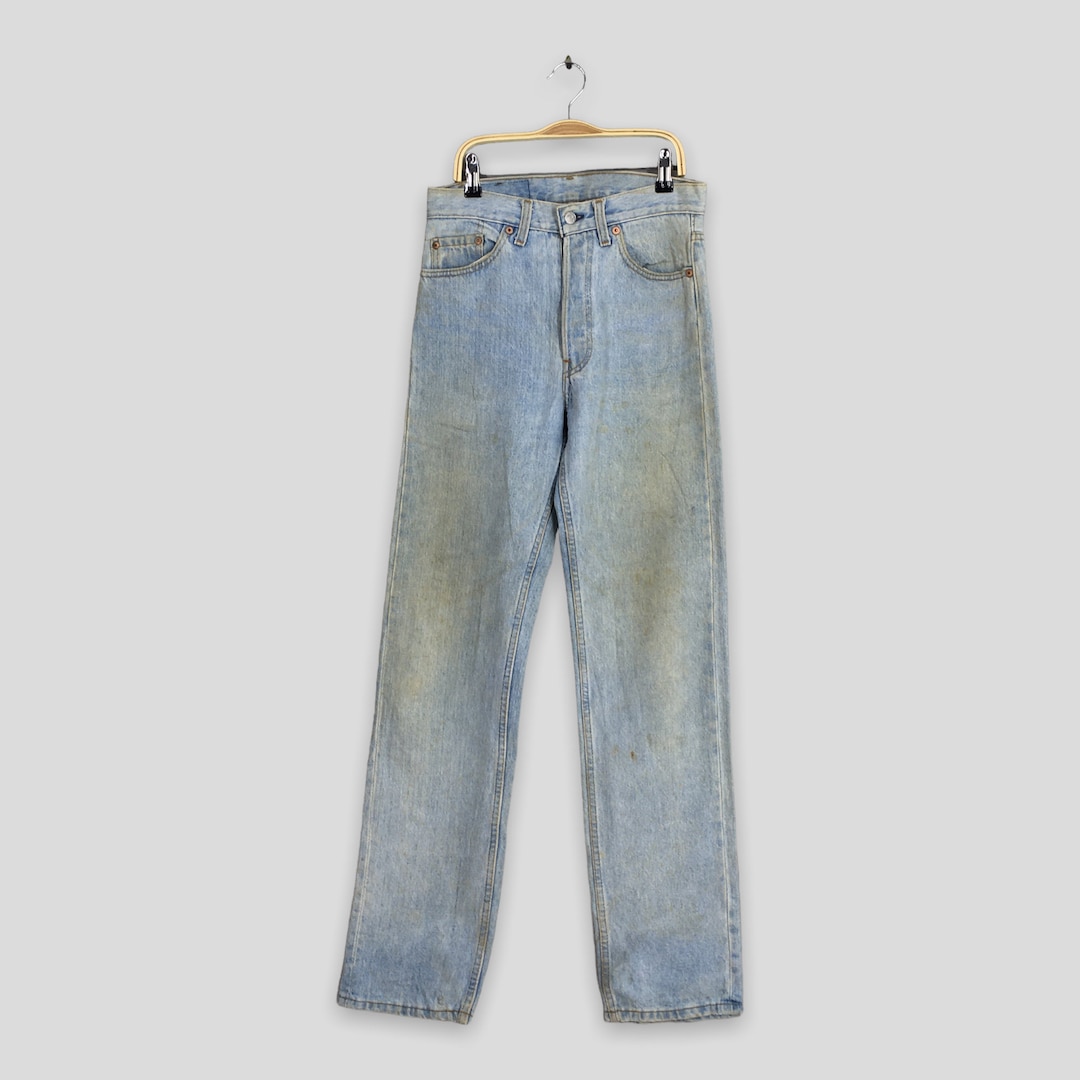 パンツ USA 90s Levi's 501xx 552 DamageJeans W33 90s Vintage USA Made Levi's 501XX Denim Pants Blue W33×L36