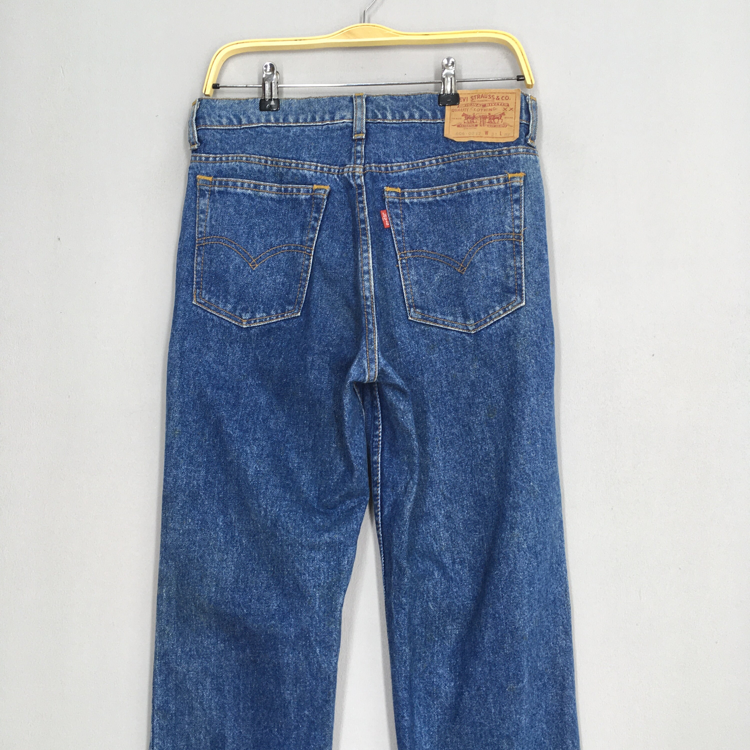 Clothing Gender-Neutral Adult Clothing Shorts Vintage Levi Strauss & Co 527 cut off jeans Unisex jeans shorts 33 inch waist 