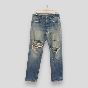 501 Levi's | Vintage 80s 501 Levis Black Denim Red Tab