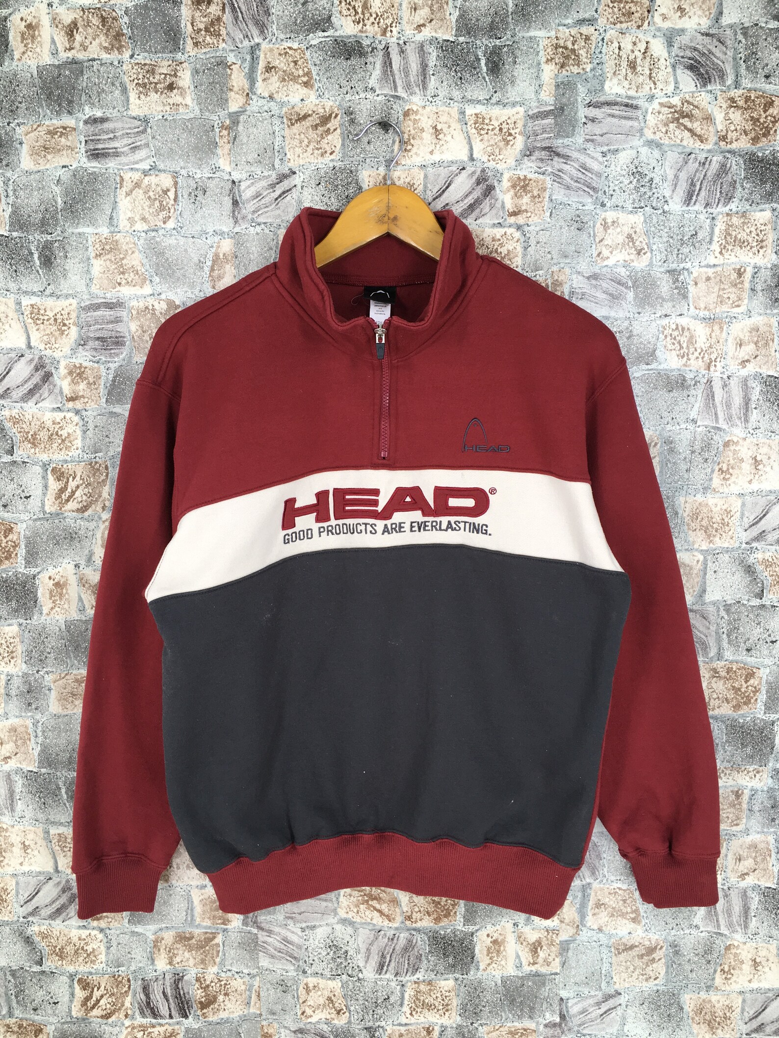 Vintage Head Activewear Pullover Sweatshirt Medium Head Etsy