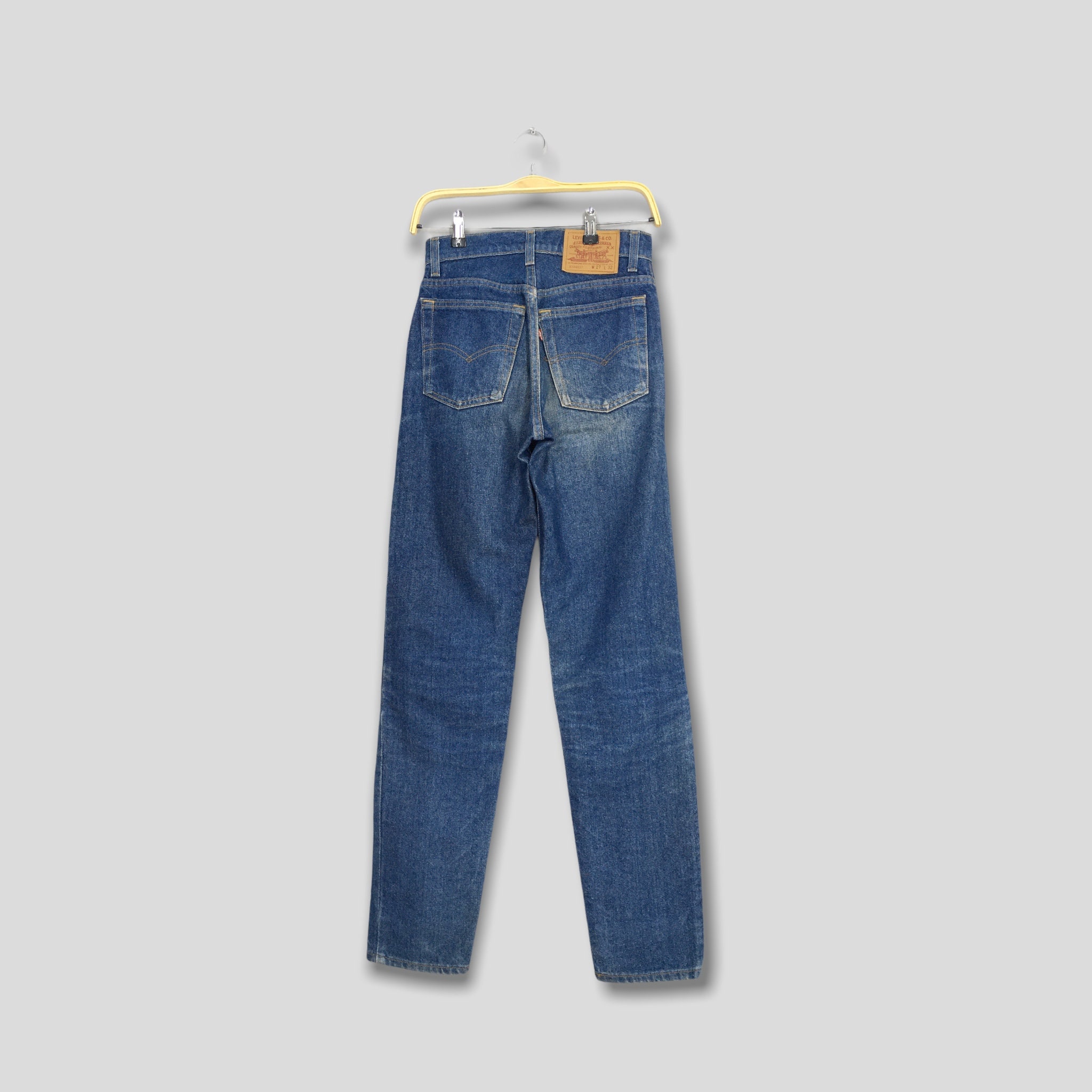 Vintage Levi's 610 Indigo Blue Jeans Slim Fit Denim 1990's Levi's