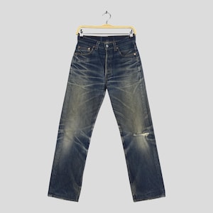 80s USA製 Levis 501xx STONEWASHED W32 L30 Size 26x28 Vintage Levi's 501 Faded Dirty Blue Jeans 1980s Levi's