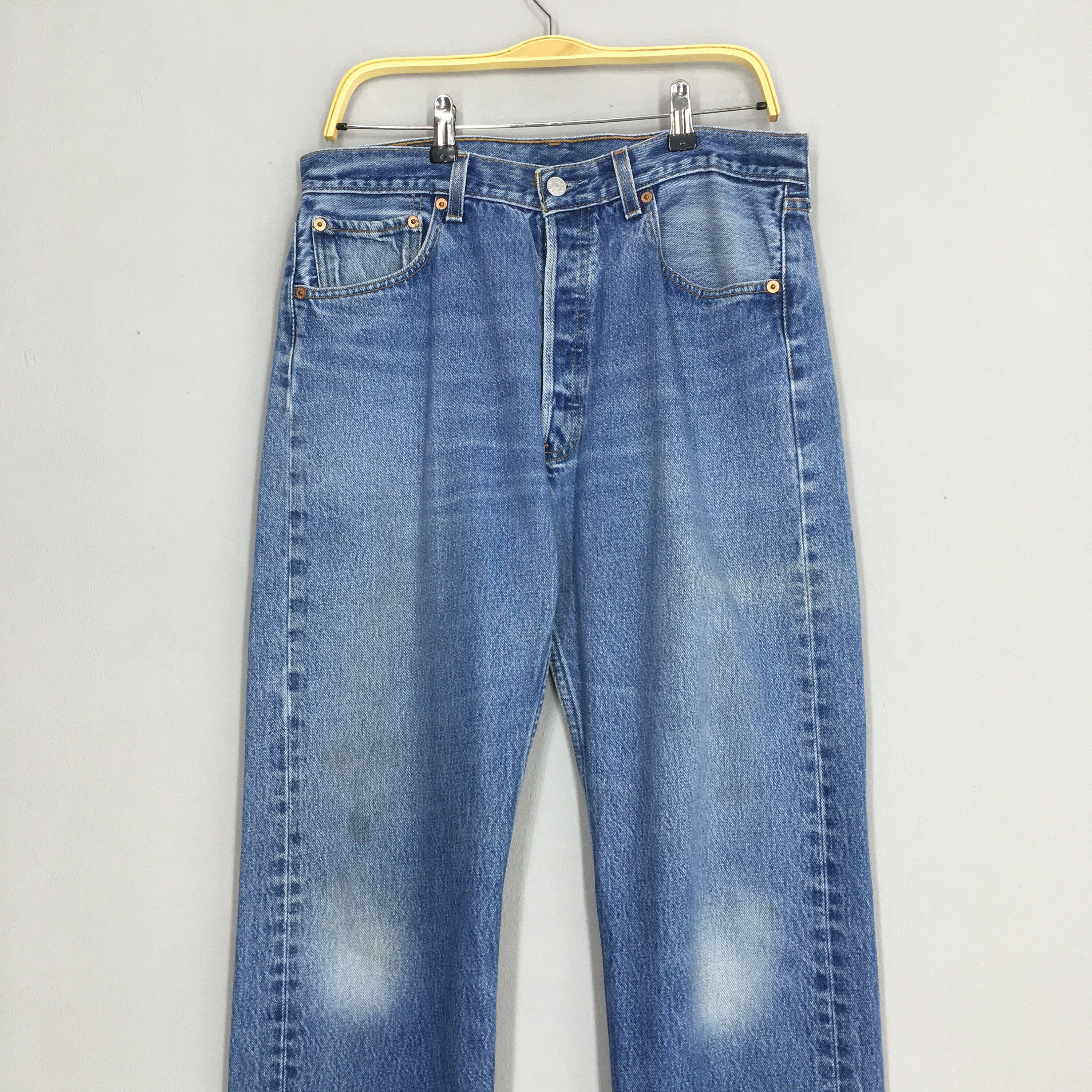 Size 32x33 Vintage Levi's 501XX Stonewash Jeans Levi's Faded Blue
