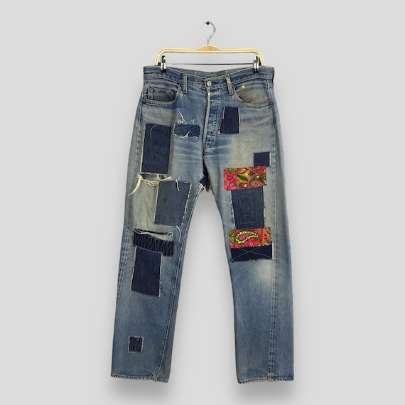 Size 33x31.5 Vintage 70s Levi's 501 Selvedge Stonewash Jeans Size 33x31.5 Vintage 70s Levi's 501 Selvedge Stonewash Jeans