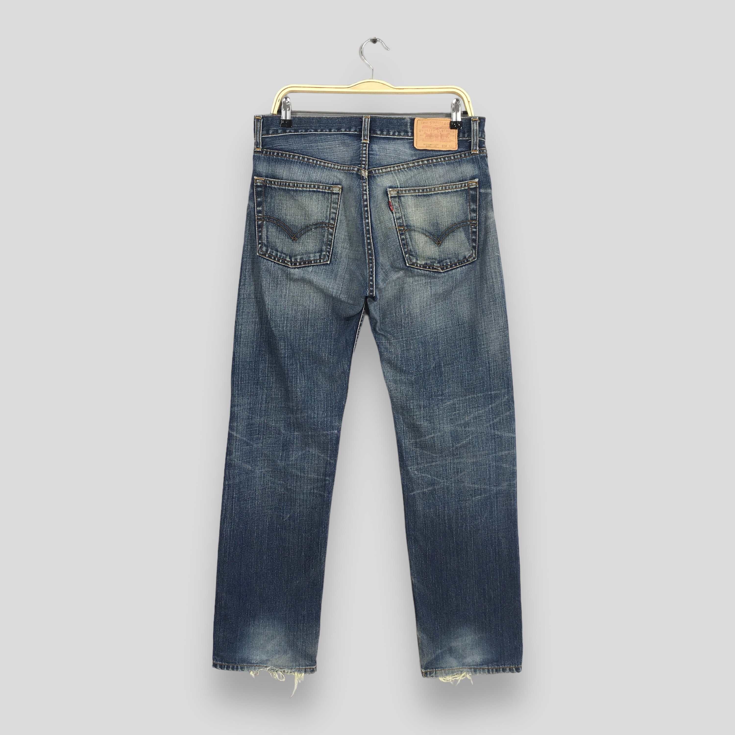 Size 32x29 Vintage 80s Levi's 505 Faded Jeans Light Wash Levi's