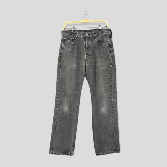 Vintage 90s Levi's 501 Ash Grey Jeans 