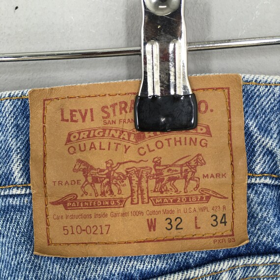 Size 31x34 Vintage 80s Levi's 510 Faded 